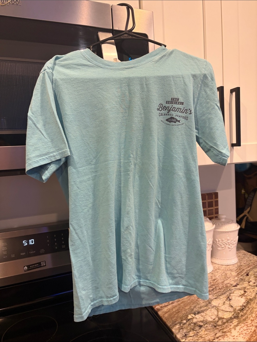 Light Blue Short-Sleeve Logo Tee